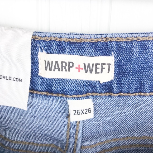 Warp + Weft CDG Paris High-Rise Straight Jeans NWT - Picture 8 of 16